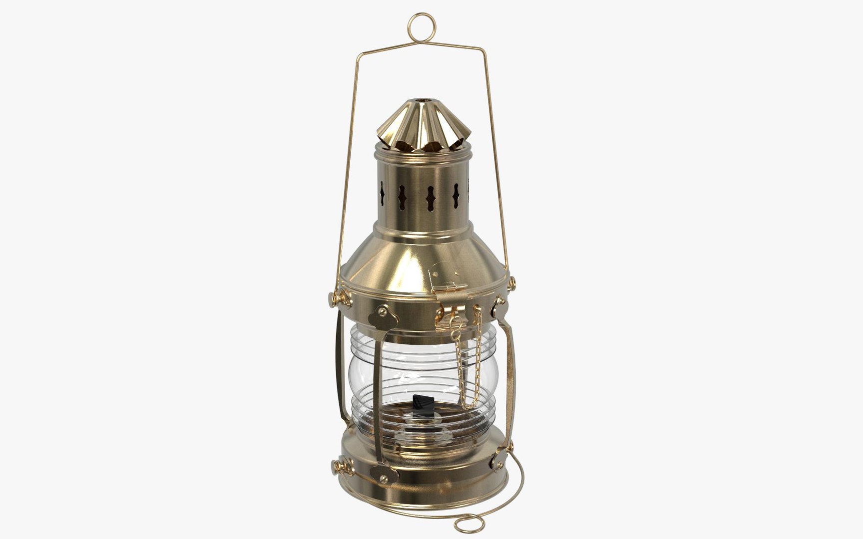 3D Nautical Lantern - TurboSquid 2026457