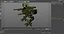 Massive Walking Mech Green Old