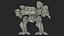 Massive Walking Mech Green Old