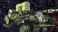 Massive Walking Mech Green Old