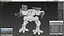 Massive Walking Mech Green Old