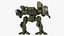 Massive Walking Mech Green Old