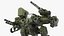 Massive Walking Mech Green Old