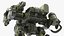 Massive Walking Mech Green Old