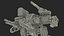 Massive Walking Mech Green Old