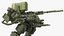Massive Walking Mech Green Old