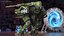 Massive Walking Mech Green Old
