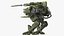 Massive Walking Mech Green Old