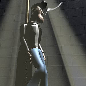 billy smoke 3d model