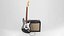 Electric Guitar With Amplifier