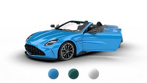 3D model Aston Martin Vantage S Roadster 2026 HQ 3d model
