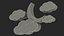 Meteorology Symbols with Moon Set