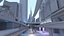 3D Future City Next Night model