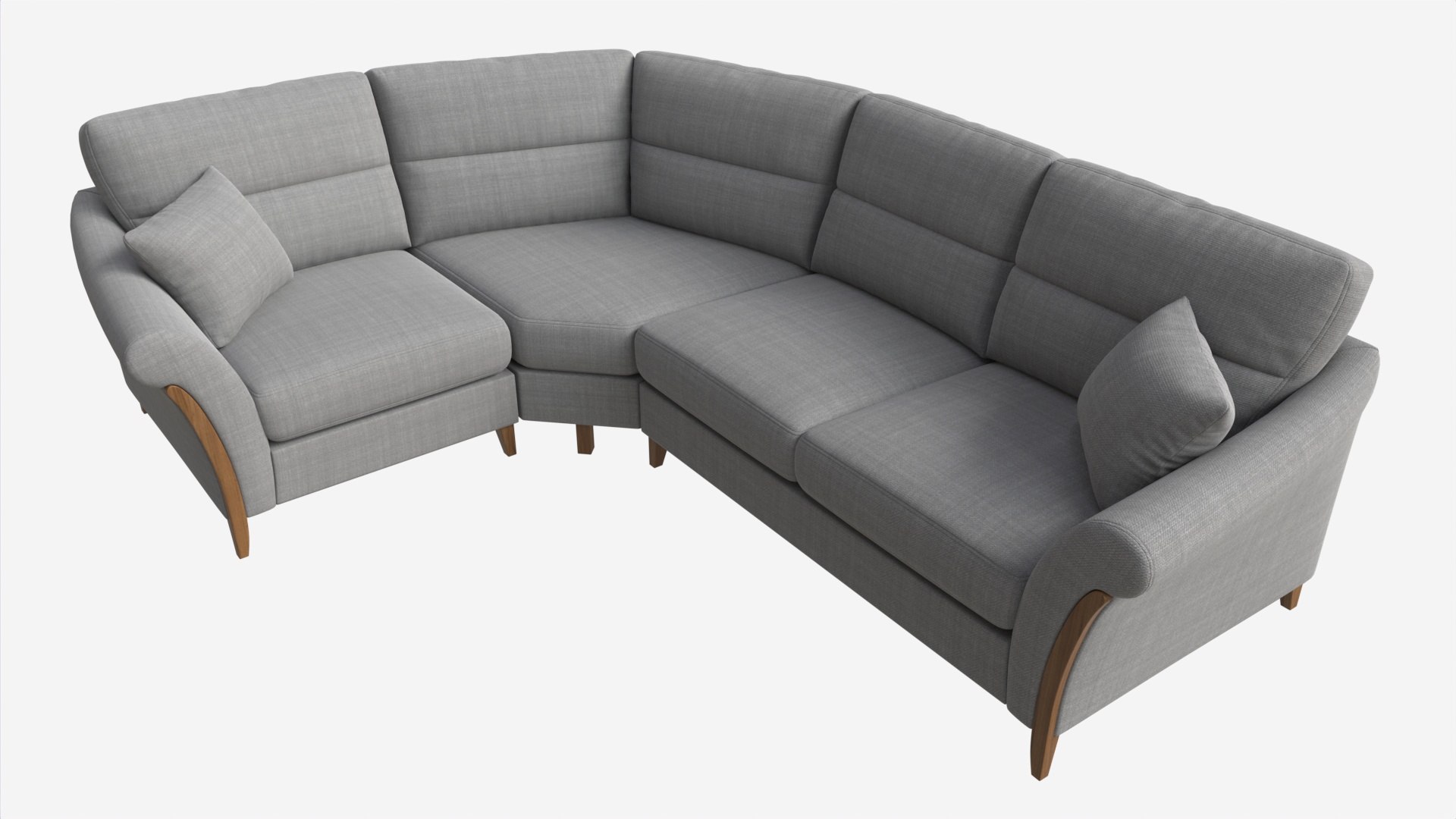 Module Corner Sofa Ercol Trieste 04 3D Model TurboSquid 2011142