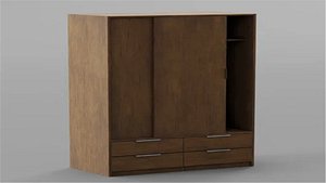 3D Old Closet model