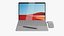 3D realistic microsoft surface pro model