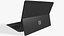 3D realistic microsoft surface pro model