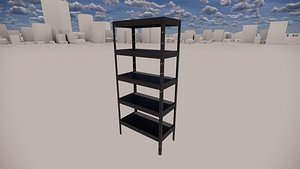 3D parametric slotted angle rack