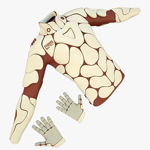 Male Futuristic Sci-Fi Armor