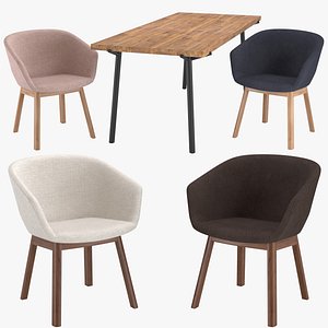 Blu Dot Host Dining Chair & Branch Dining Table(1)