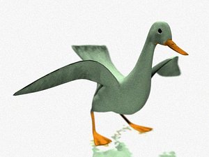3d model birds goose