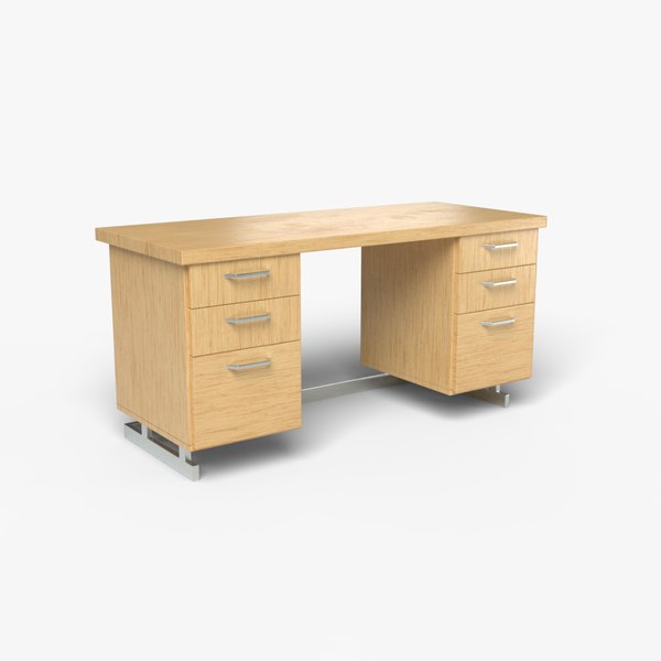 3D desk model - TurboSquid 1336225