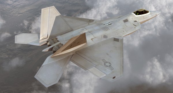 f-22 raptor 3d model