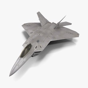 F-22 Raptor 3D Model