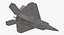 F-22 Raptor Modelo 3D