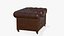 Chesterfield Realistisches Ledersofa Einzel- und Doppelsofa