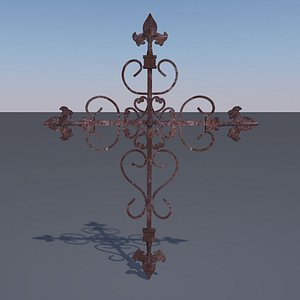 mexican cross 3d model