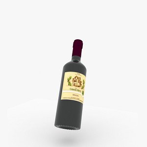 3D m100 Wine Bottle