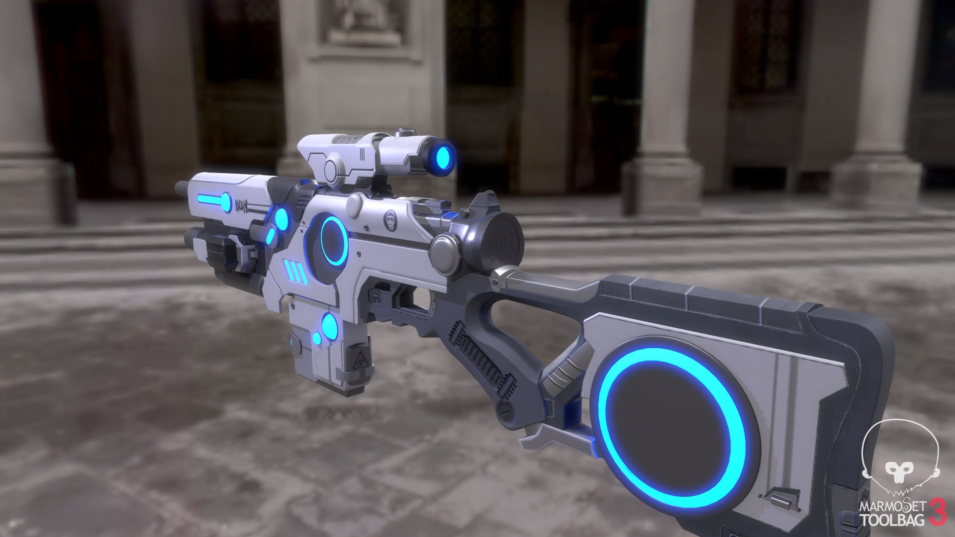 Sci-fi Weapon Fbx