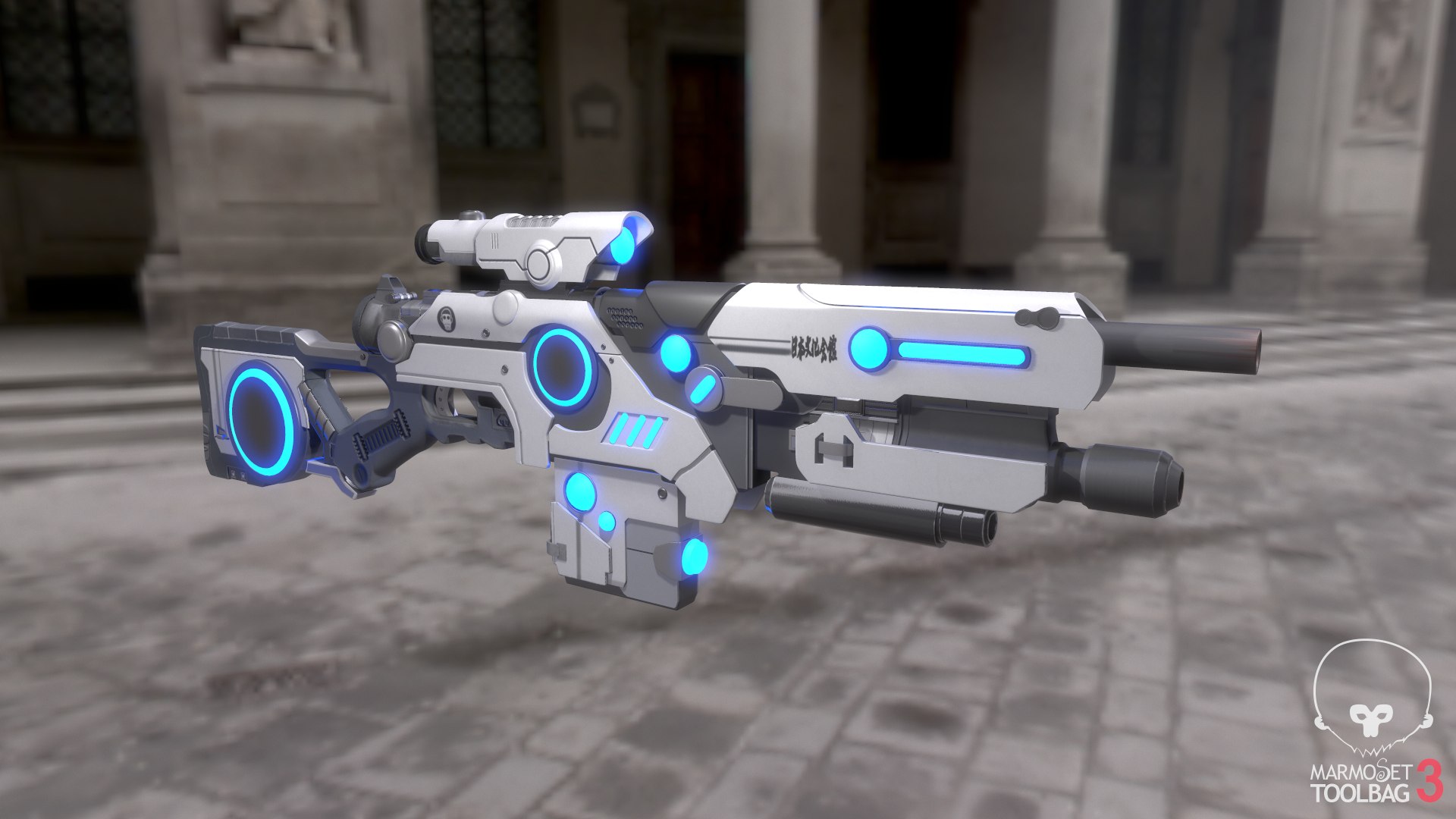 Sci-fi Weapon Fbx
