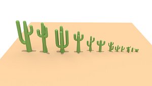cactus art 3D