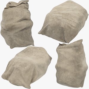 3D Old Sacks Collection V7 model