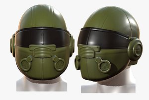 3D model mask helmet