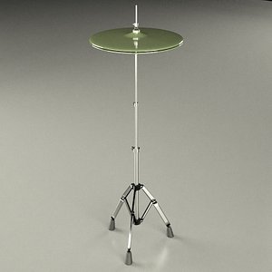 3d hi-hat cymbal model