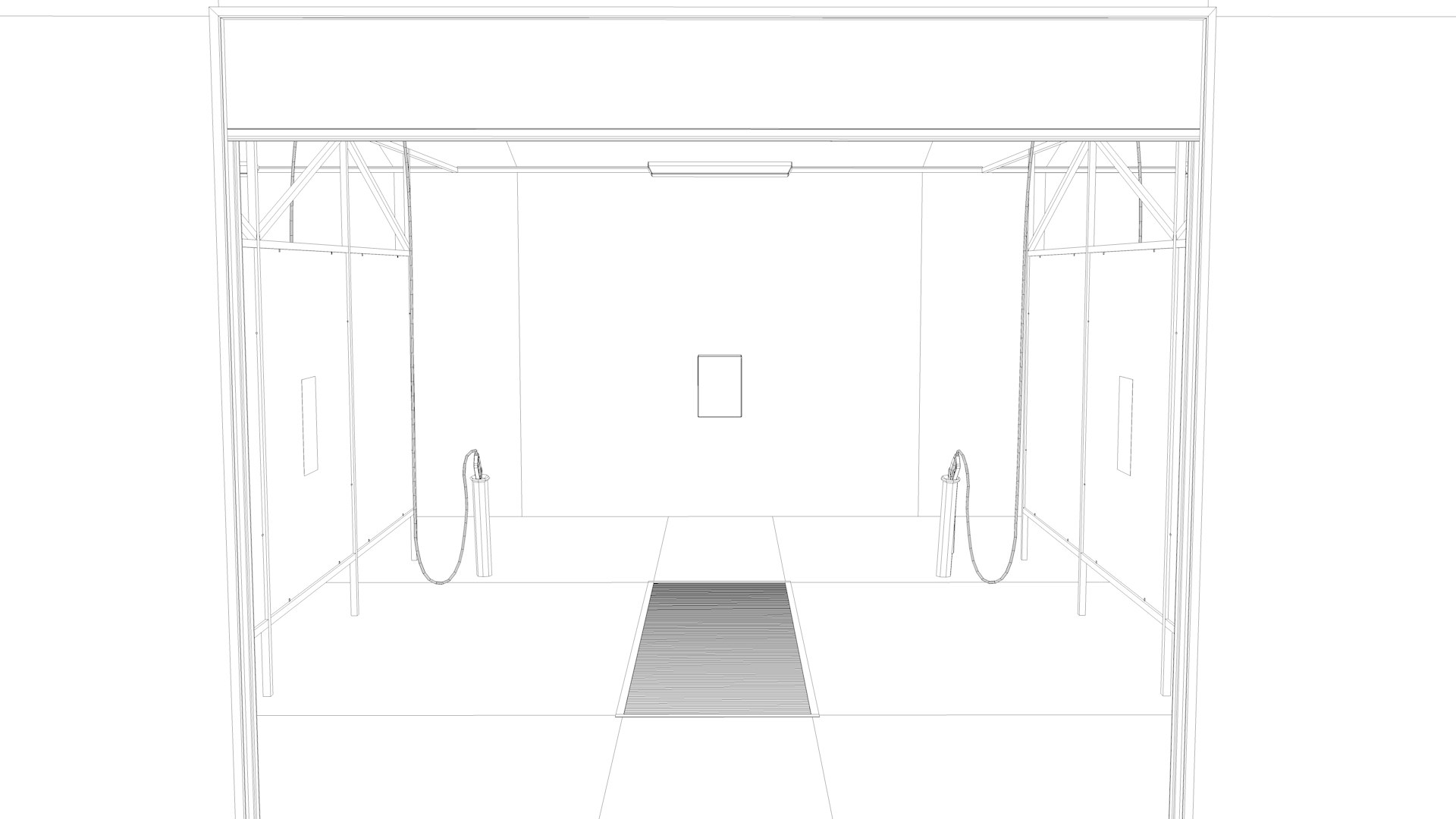 Car wash service model TurboSquid 1680283