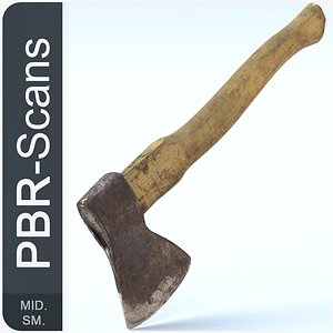 axe pbr scans model