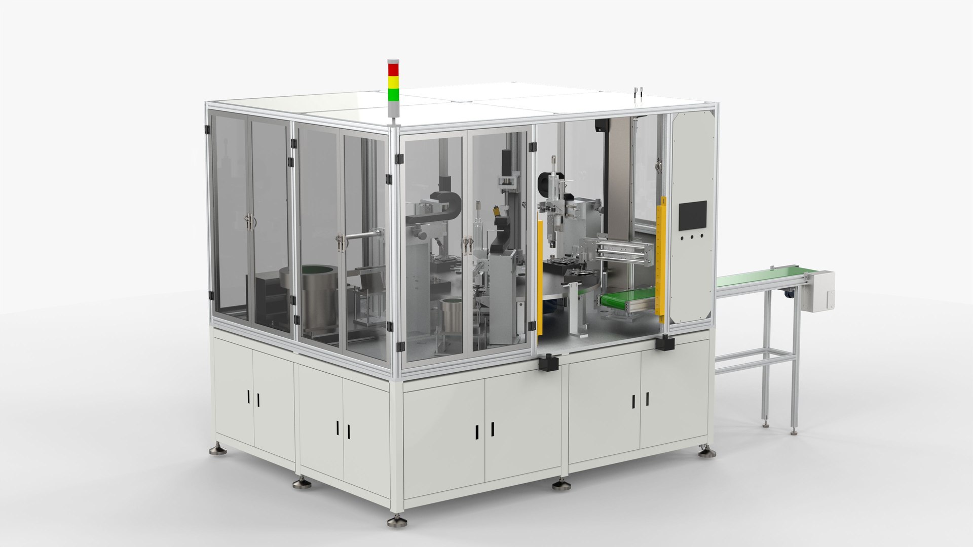 3D Automatic Fan Assembly And Unloading Machine - TurboSquid 1966911