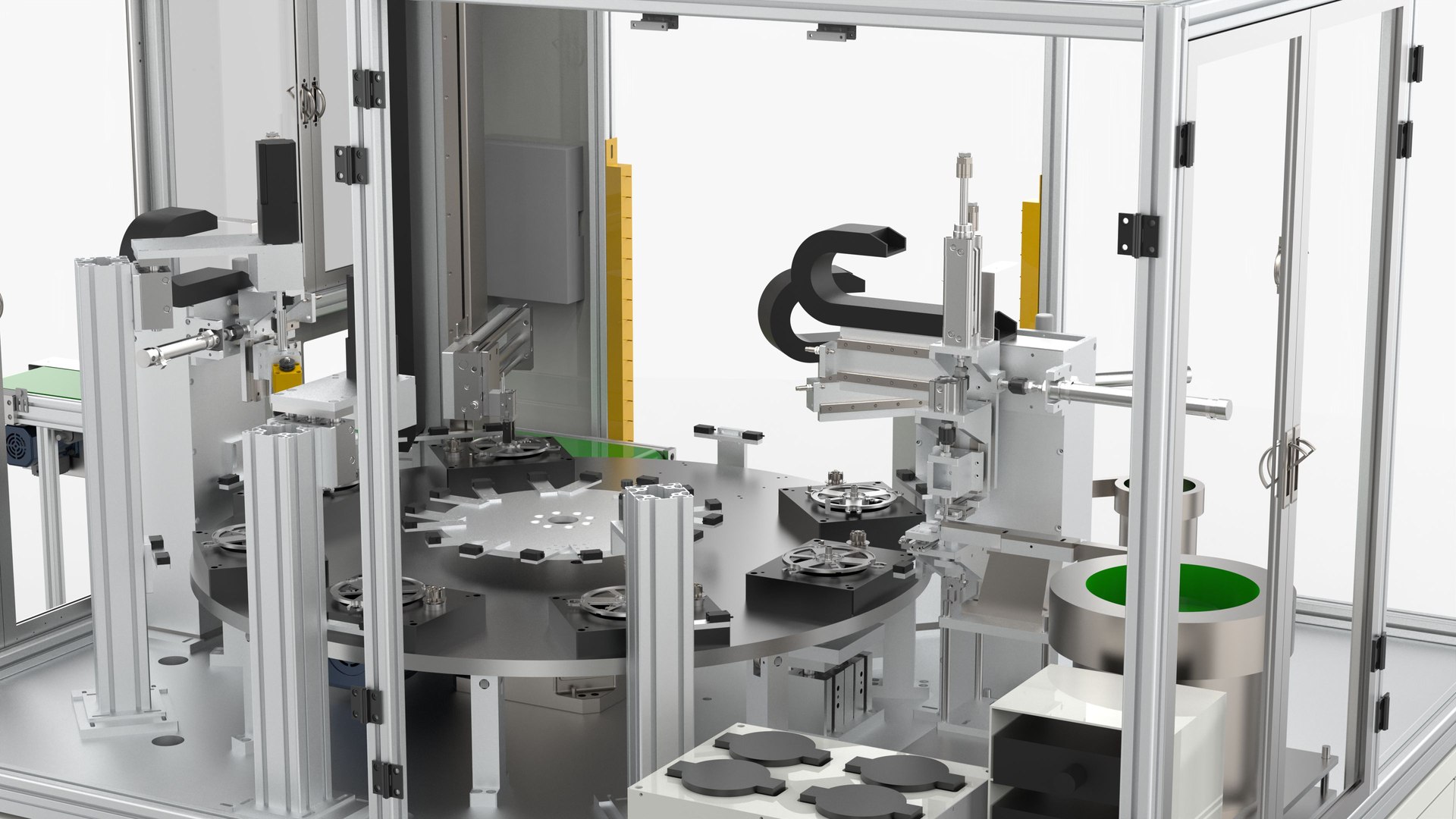 3D Automatic Fan Assembly And Unloading Machine - TurboSquid 1966911