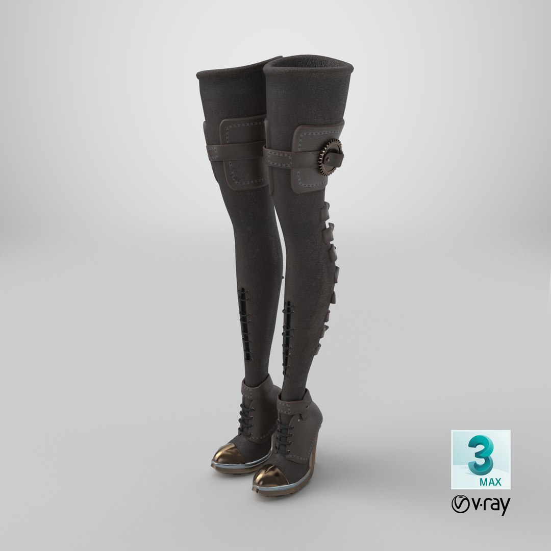 3D model Stylized Steampunk Thigh High Heel Boots https://p.turbosquid.com/ts-thumb/sR/6wftYb/PE/stemcell_max_vray_render/png/1778677495/1920x1080/fit_q87/2faca229183a153d60c6c205838c066b7b32452c/stemcell_max_vray_render.jpg