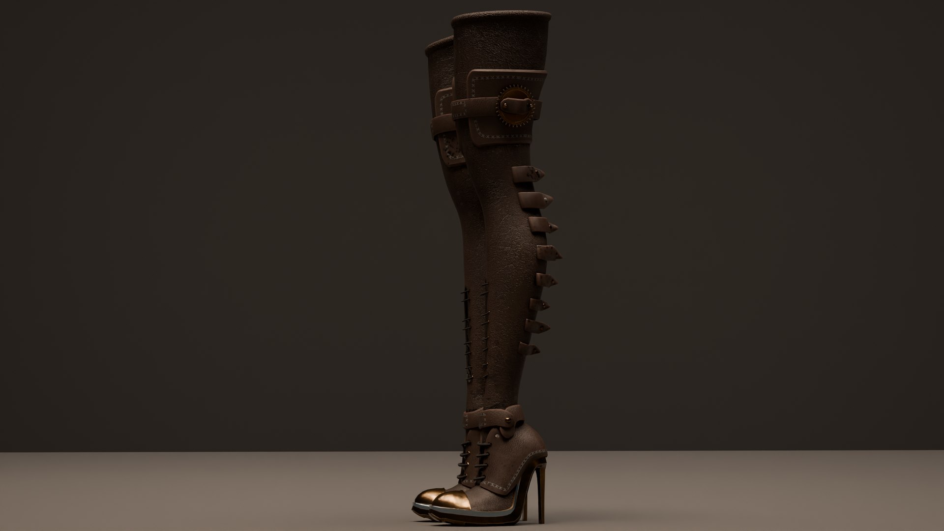 3D model Stylized Steampunk Thigh High Heel Boots https://p.turbosquid.com/ts-thumb/sR/6wftYb/pO/1/png/1778217886/1920x1080/fit_q87/2bc3c69760fed2df7d7b25c33f3274ba5e031086/1.jpg