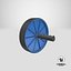 3D ab roller wheel