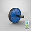 3D ab roller wheel