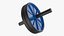 3D ab roller wheel