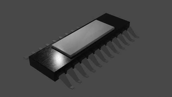 modelo 3d Chip simple - TurboSquid 1587883