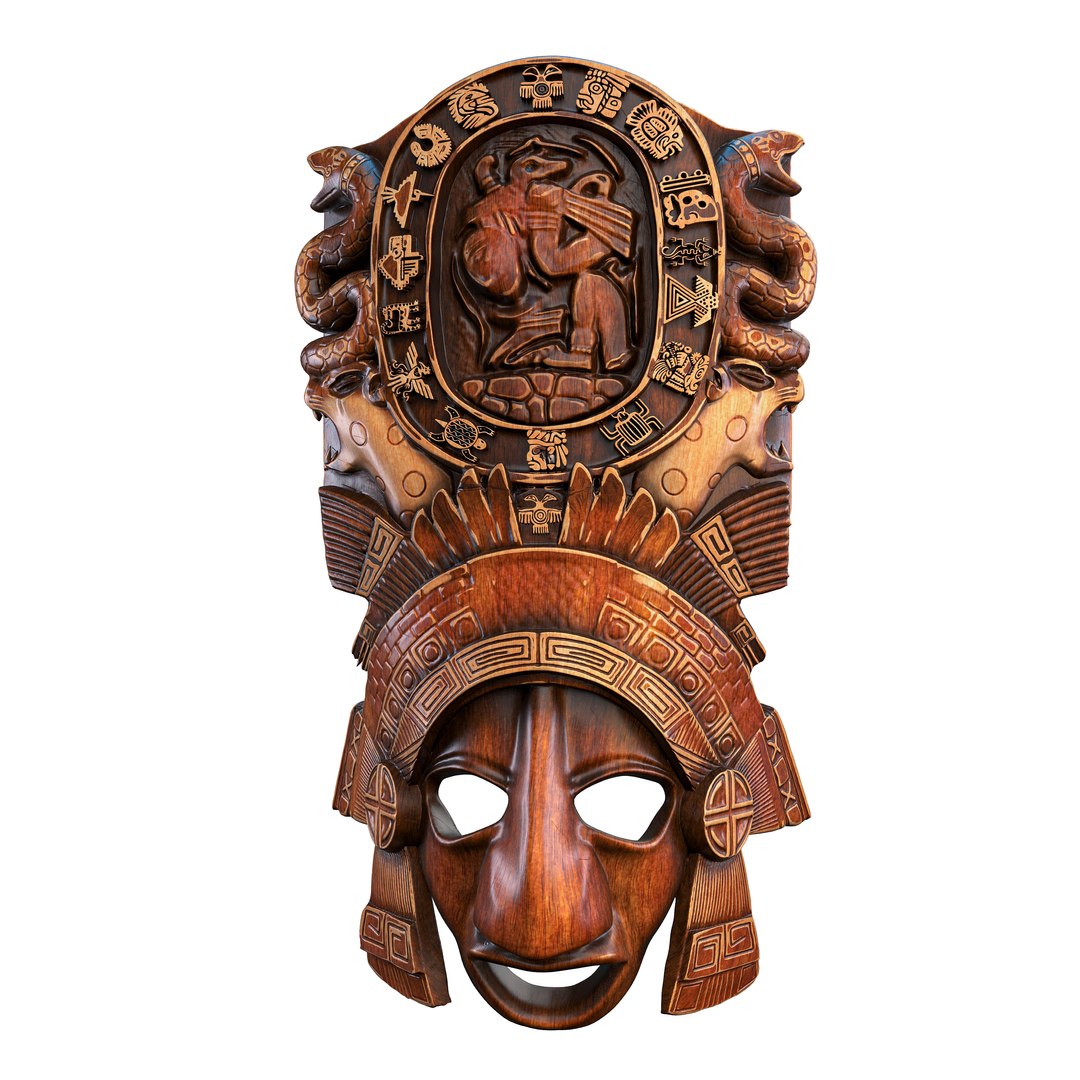 Mayan mask model https://p.turbosquid.com/ts-thumb/sR/H6w9c4/kl/mayamaskcam010000/jpg/1689335698/1920x1080/fit_q87/76b7960dfa47b49dc2afd8a77d192c40f0e48ff8/mayamaskcam010000.jpg