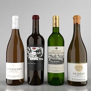 White Wine Bottle set1